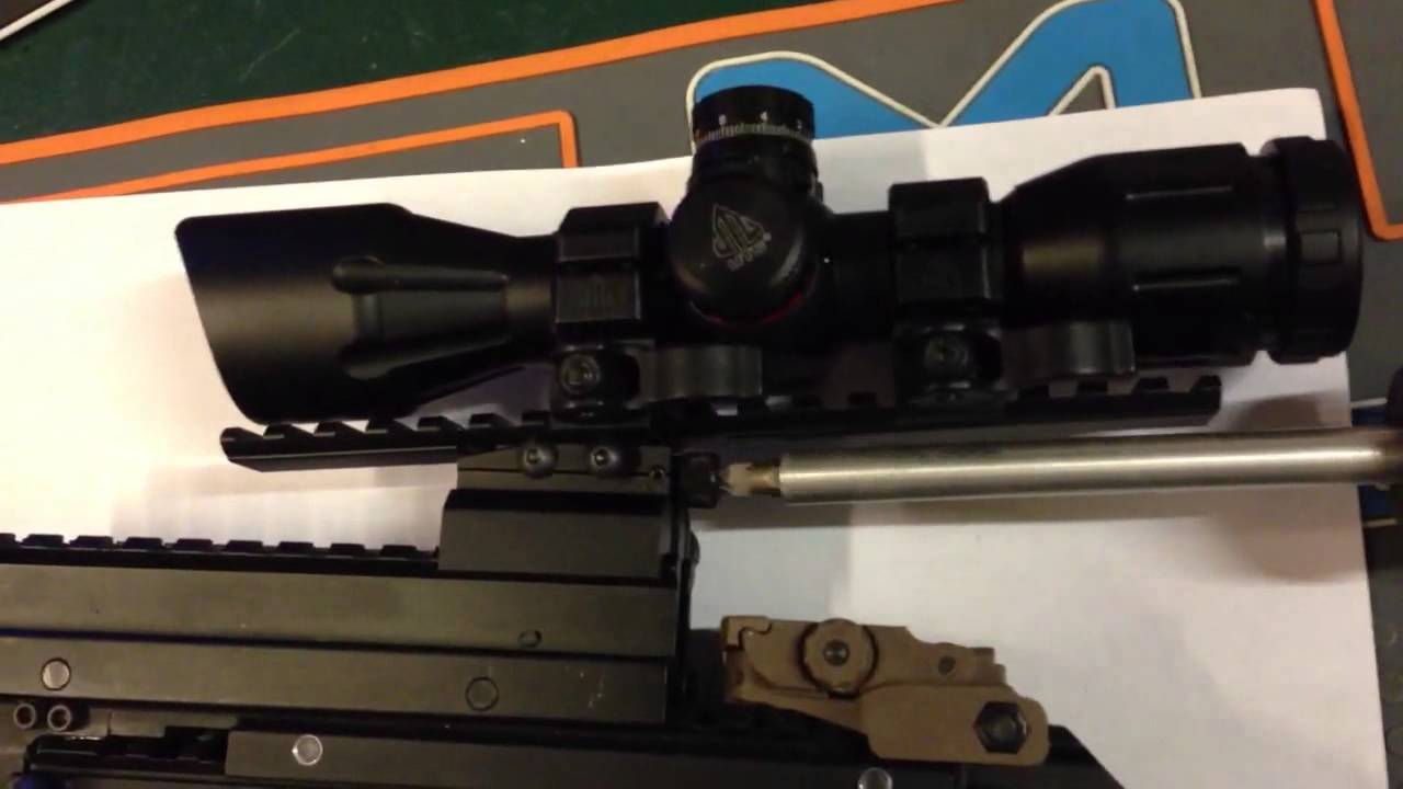 Tiny adjusting MILSIG scope riser - YouTube