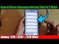 Galaxy S20/S20+: Two Ways to Add New Tabs On Samsung Internet image