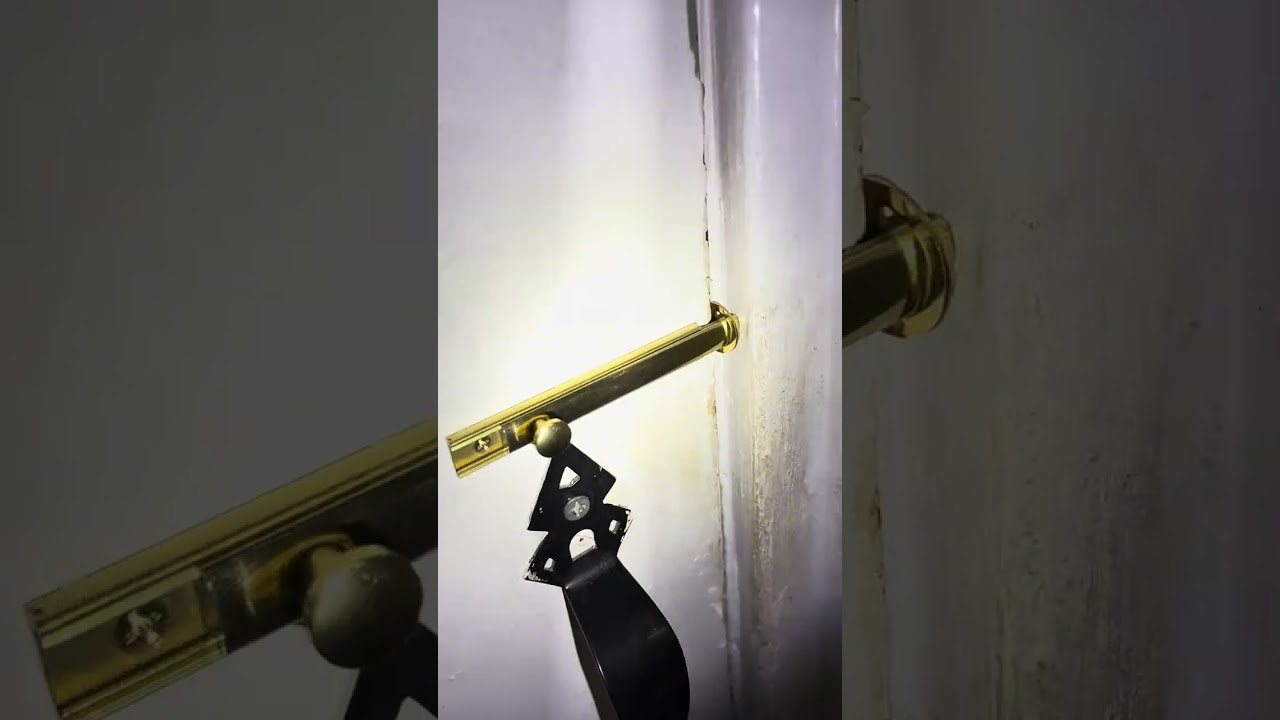 Installed new people and new slide bolt for new client not an instructional video 