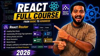 React Router Tutorial 2026 ⚛️ | Part-7 | Routing, useNavigate, useParams & Private Routes, Meta Data