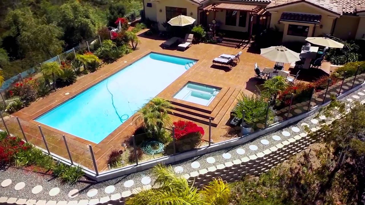 A Modern Hacienda Estate with Valley & Canyon Views in Bonsall, CA