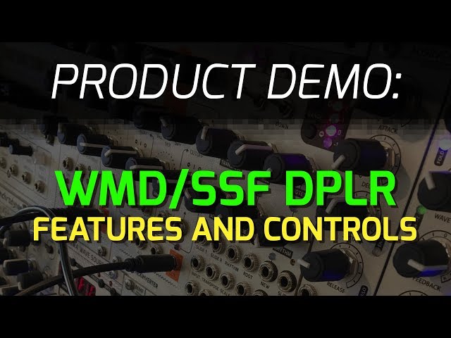 WMD / SSF DPLR Delay (Doppler) - Features and Controls - YouTube