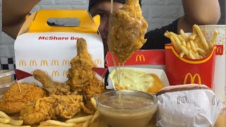 The Original &quot;Love ko to&quot; McDonald’s with Gravy Burger Dunk Mukbang AMSR