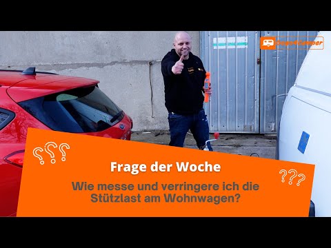 Stützlastwaage Wohnwagen