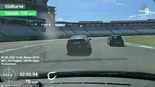 Touristenfahrten Hockenheimring 07.06.2026, Peugeot 206 RC schwarz, Gruppe 9-2, ca 16.00 Uhr