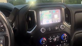 GMC truck setup an apple CarPlay