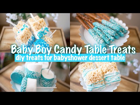 baby boy sweet table