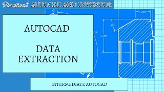 Data Extraction in AutoCAD