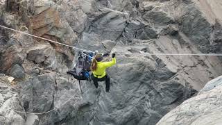A Tyrolean Traverse, a Glacier, & a High Pass (in the Snow): Huemul Circuit, Day 2