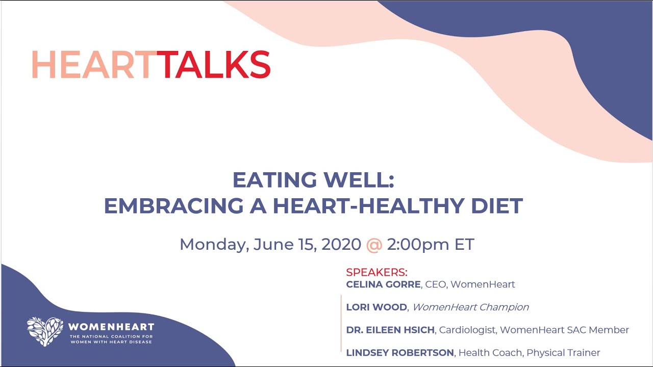 HeartTalks- Eating Well: Embracing a heart-healthy diet - YouTube