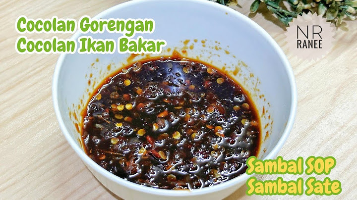 CARA BUAT SAMBEL KECAP SIMPLE DAN AWET TAHAN LAMA