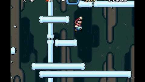 Super Mario World Custom Level: Maze Cave