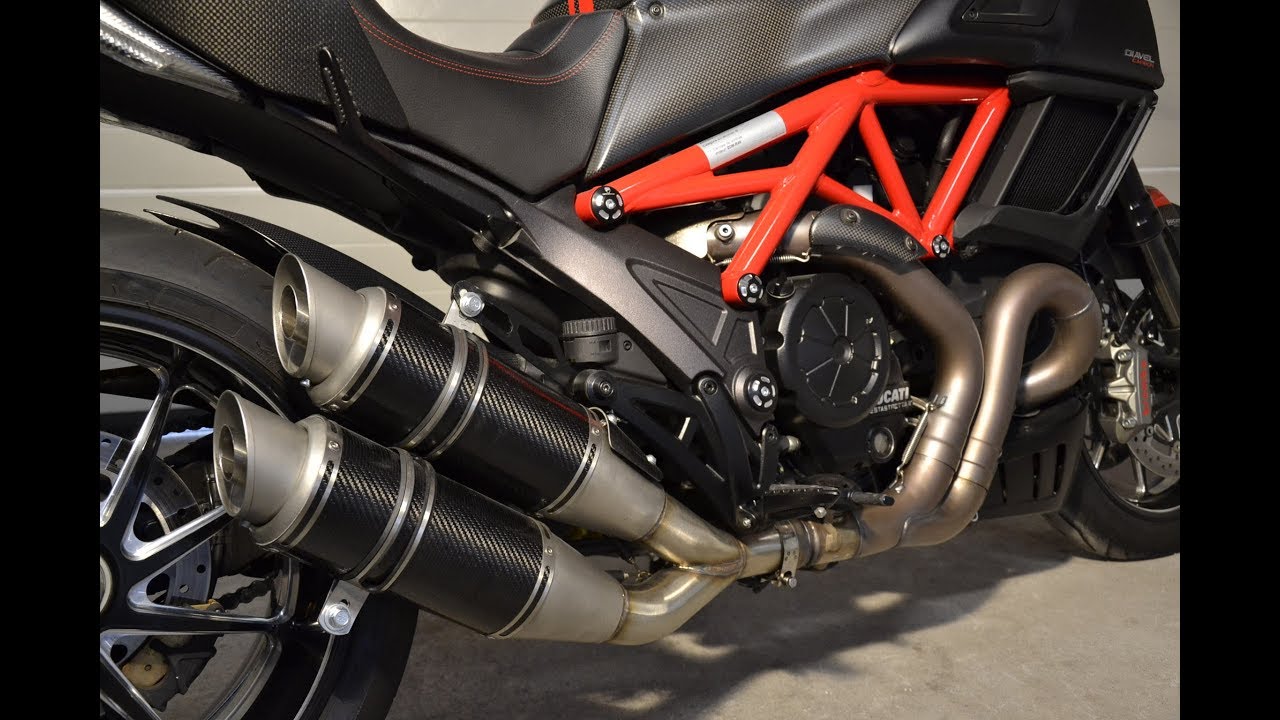 Ducati diavel exhaust fresco YouTube