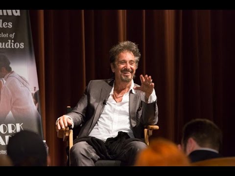 Diskussion med den Oscar-vindende skuespiller Al Pacino på New York Film Academy