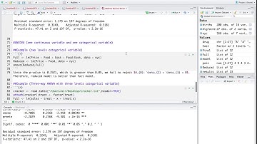 R Tutorial 8: Analysis of Variance and Analysis of Covariance