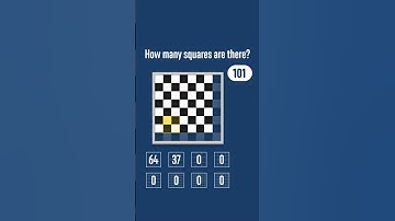 How many squares are there on a chessboard? (it