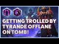 Maiev Cage - GETTING TROLLED BY TYRANDE OFFLANE ON TOMB! - Grandmaster Storm League