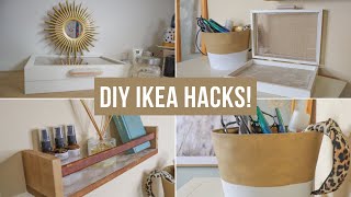 DIY IKEA HACKS! Affordable Home Decor! - Using Things You Probably Own! Boho + Rattan Decor 2020.