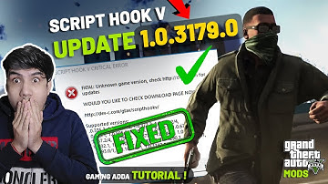 GTA 5 V 3179 UPDATE | SCRIPT HOOK V CRITICAL ERROR 2024 | Script Hook V | GTA 5 Mods