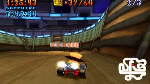 CTR 101% Part 42 - Tiny Arena - Platinum Relic - 2.44.72/2.58.00