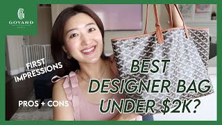 Goyard St Louis GM Black & Tan Tote Designer Bag Unboxing 2021 