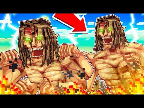 Who's Your Family? THE ATTACK TITAN'S SON TURNED INTO THE 4-ARMED TITAN in MINECRAFT