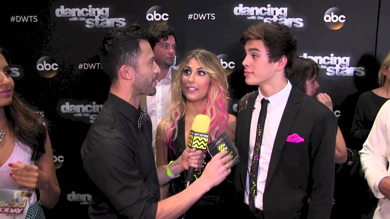 Hayes Grier & Emma Slater @ Dancing with the Stars Season 21 Week 2 Red Carpet I AfterBuzz TV
