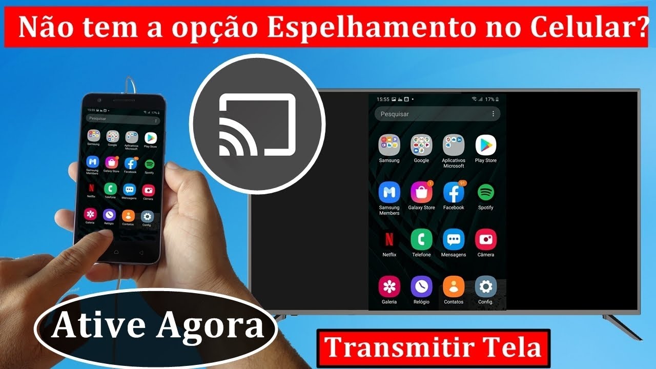COMO ESPELHAR O CELULAR NA TV USANDO UMA LAUNCHER PARA ATIVAR ESSA ...