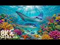Marvel at the Wonders of Sea Creatures in The Best 8K ULTRA HD Aquarium – Peaceful Journey