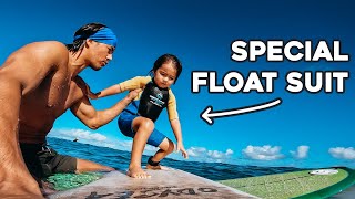 BABY'S FIRST WAVE ALONE! - Cali's 5 Yr Birthday Surprise Helicopter and Surf Lessons Wipeouts Uncut. by The Bucket List Family 266,077 views 1 year ago 42 minutes