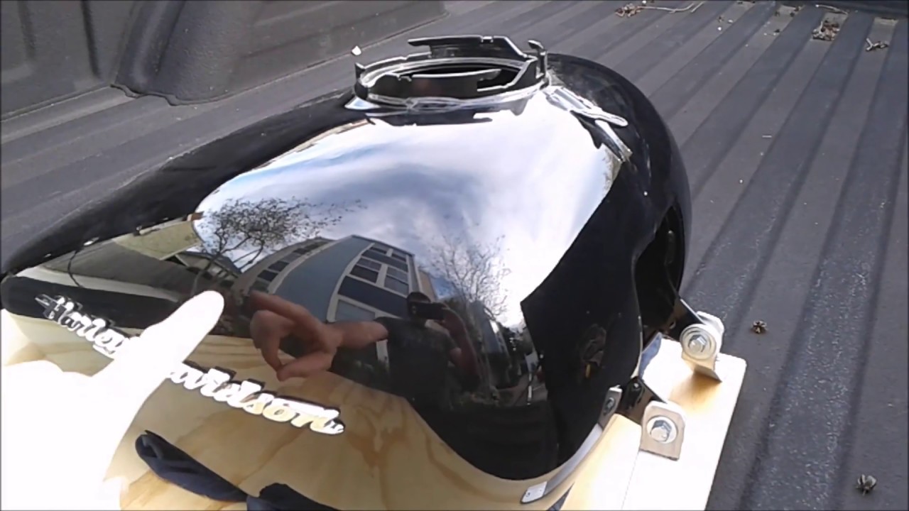 2016 Harley Davidson fueltank PaintlessDentRepair YouTube
