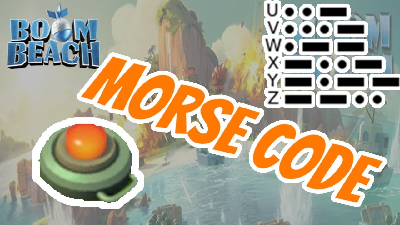 Easter Egg? Decipher The SECRET MORSE CODE in BOOM BEACH! YouTube