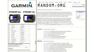 January Tournament Entries for Garmin Lucky Members Draw