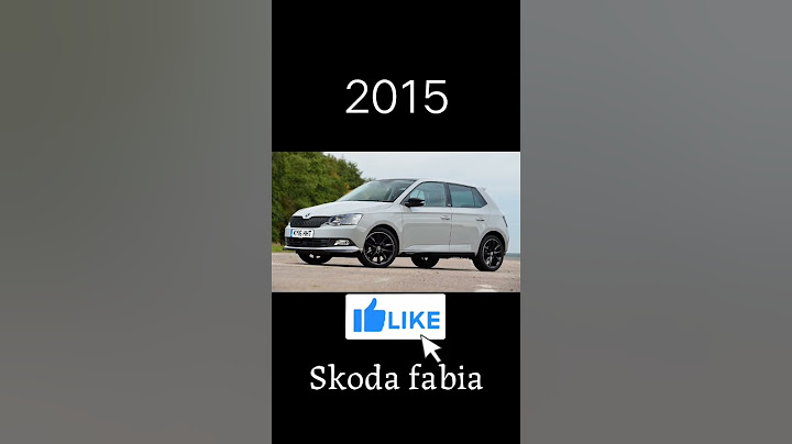 evolution of skoda fabia (1999–2022)#skoda#skodarapid#shorts