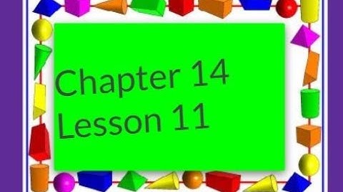 My Math Flip Chapter 14 Lesson 11