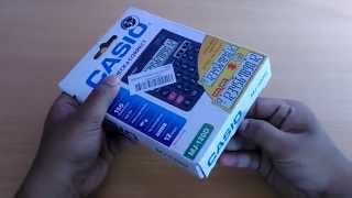 Unpacking Casio MJ-120D Calculator