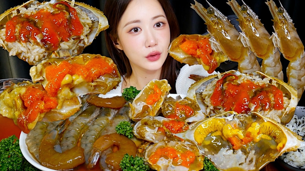 밥도둑 끝판왕💛알배기 간장게장&새우장 먹방✨ 간장게장 먹방 Soy Sauce Marinated Crab カンジャンケジャン | mukbang asmr