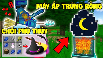 MINECRAFT KỴ SĨ RỒNG - TẬP 11 | CHỔI PHÙ THỦY, MÁY ẤP TRỨNG RỒNG, NÂNG CẤP HAMMER VÀ ĐÀO KIM CƯƠNG