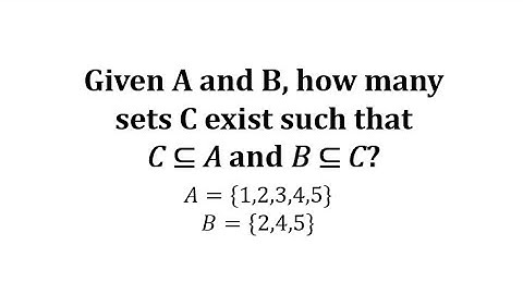 Find a Set with Greatest Cardinality that is a Subset of Two Given Sets (Set Notation)