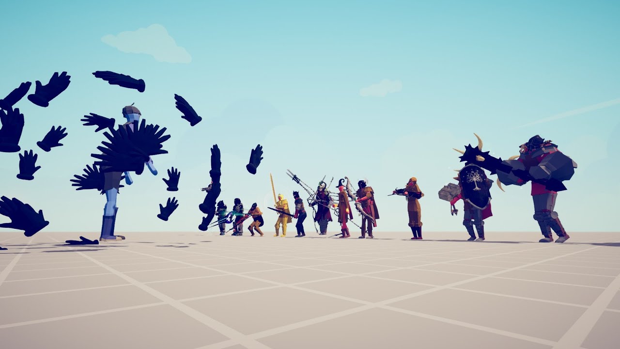 DARK PEASANT vs RPG UNITS Totally Accurate Battle Simulator TABS