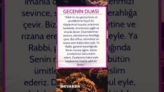 Geceni̇n Duasi Allahim Kalpleri̇mi̇zi̇ İmanla Sabi̇t Kil