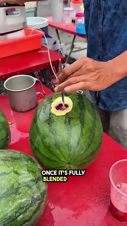 They Mix Juice Inside Fruit ❤️