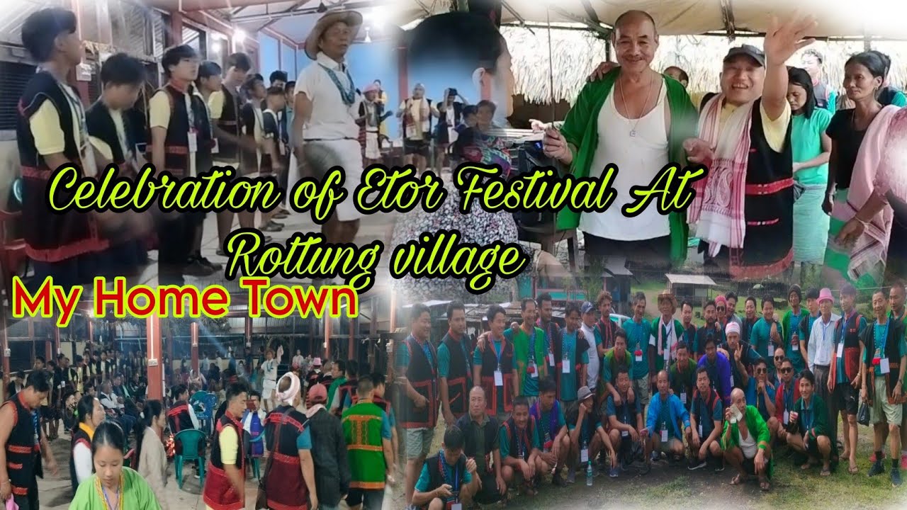 Celebration of Etor Festival At Rottung Village #siangdistrict#durgataki