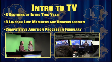 Mr. Lowrie Welcomes Parents to the Intro to Broadcast Journalism Class 2020-21