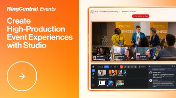 RingCentral Events | Create High-Production Event Experiences with Studio
