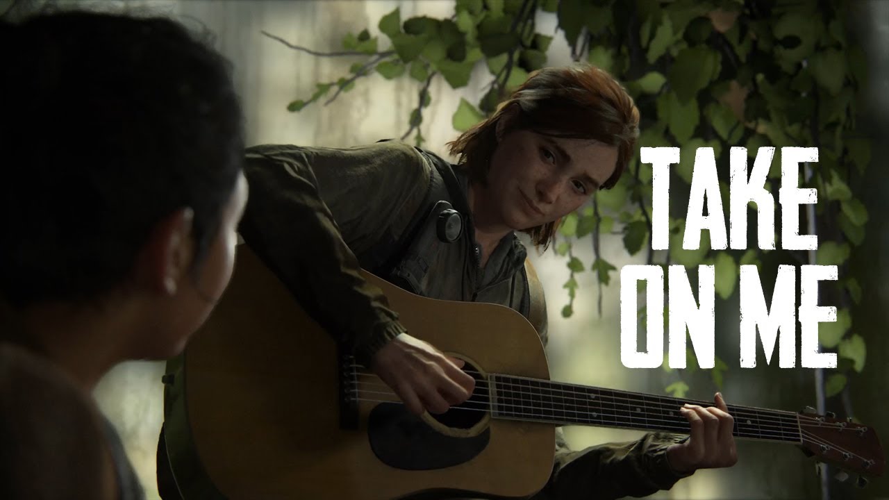 Take to singing. The last of us 2 Элли take on me. Ellie take on me. Take me on одни из нас.