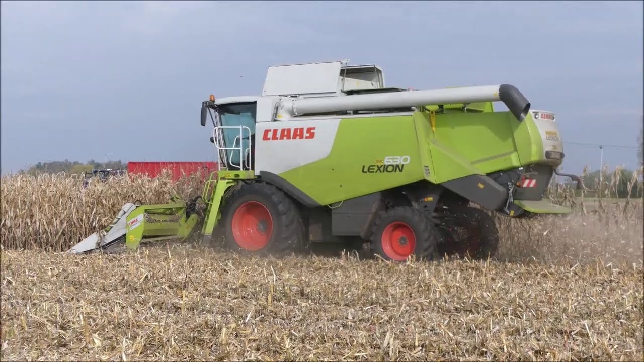 Ooms mais dorsen 2020 , Claas Lexion 630