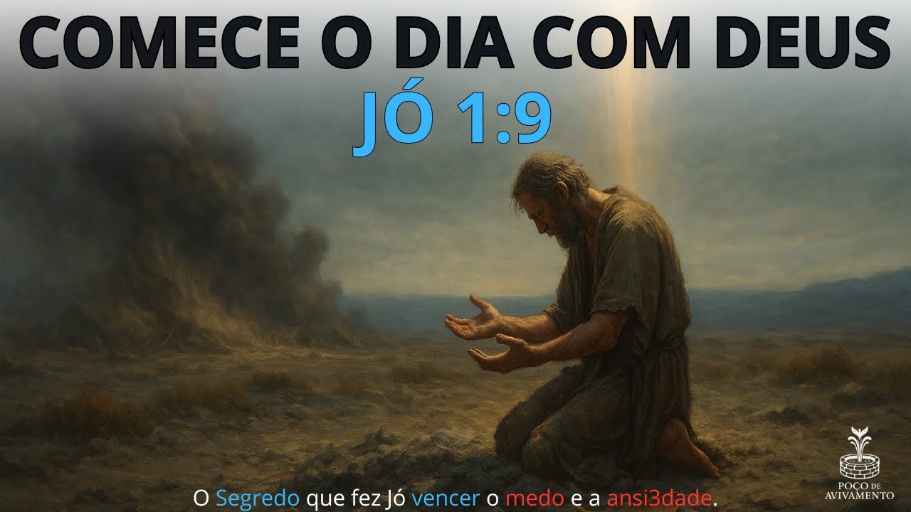 Oração da Manhã | Quando Deus parece em silêncio: a lição de Jó para vencer a ansiedade e o medo.