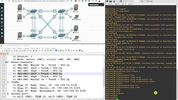 Lab 1.1 - Vlan, Trunking, VTP and EtherChannel