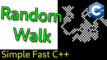 Generative Art C++ Project 👨‍💻️ | Random Walk in SDL2